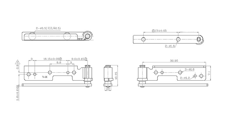 平板支架轉(zhuǎn)軸原理圖